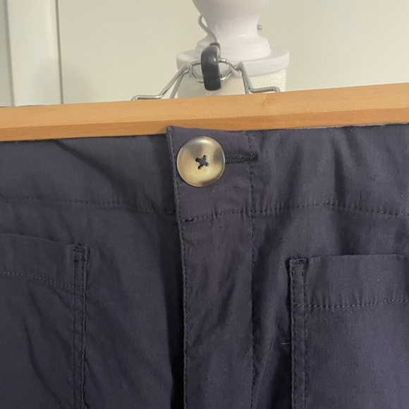 NWT Anthropologie Wide Leg Trousers Navy Size 32 - Picture 6 of 15